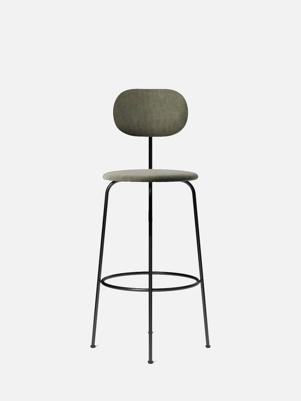 Menu Afteroom Plus Chair - Bar Stool Seat & Back Black Dakar Leather 0250 