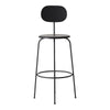 Menu Afteroom Plus Chair - Bar Stool Seat & Back Black Dakar Leather 0250 