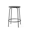 Menu Afteroom Stools - Counter Height Black "Shade" Leather Counter Stool (25.6") 