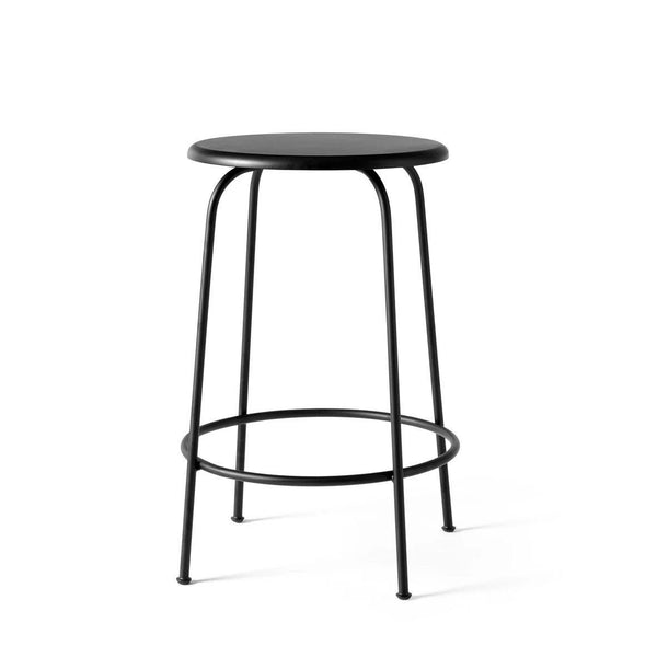 Menu Afteroom Stools - Counter Height Black Wood Counter Stool (25.6") 