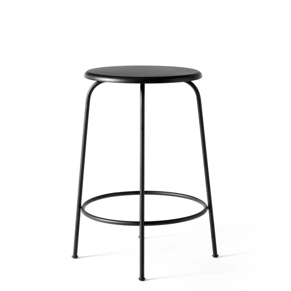 Menu Afteroom Stools - Counter Height Black Wood Counter Stool (25.6") 