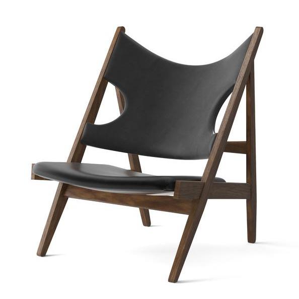 Menu Knitting Chair Walnut Base / Sahara Skeepskin 