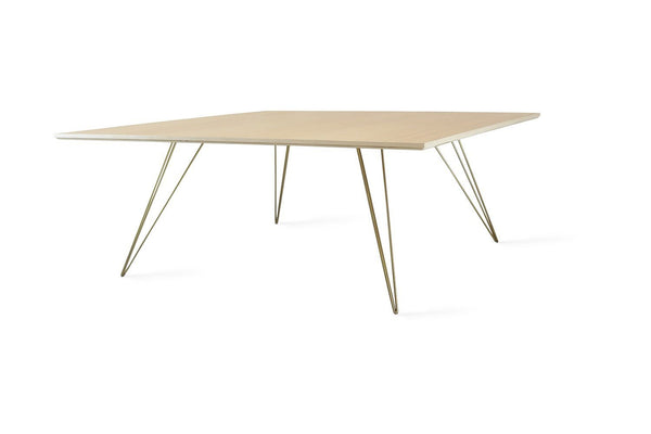 Tronk Williams Coffee Table - Square Small Maple Blood Red