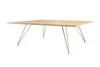 Tronk Williams Coffee Table - Rectangular Large Maple Brass Gold
