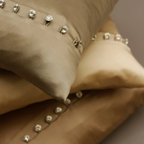 Ann Gish Tiny Crystals Sham In Charmeuse