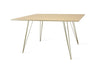 Tronk Williams Dining Table - Rectangular Large Maple Brass Gold