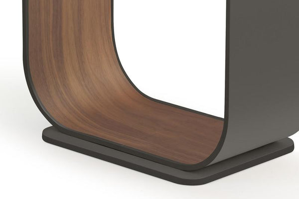 Pablo Contour Floor Lamp White & White Oak 