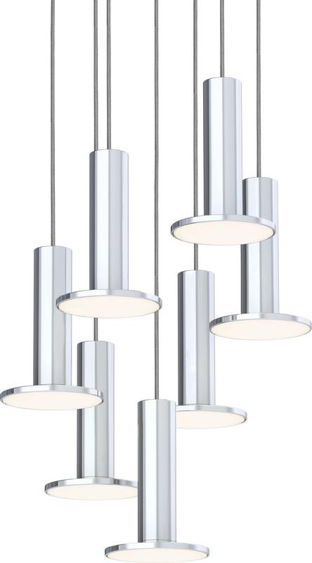 Pablo Cielo Seven Chandelier HB White 