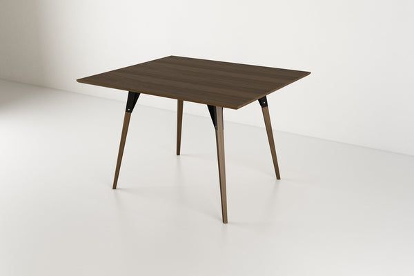 Tronk Clarke Dining Table - Rectangular Small Walnut Black