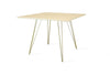 Tronk Williams Dining Table - Square Small Maple Brass Gold