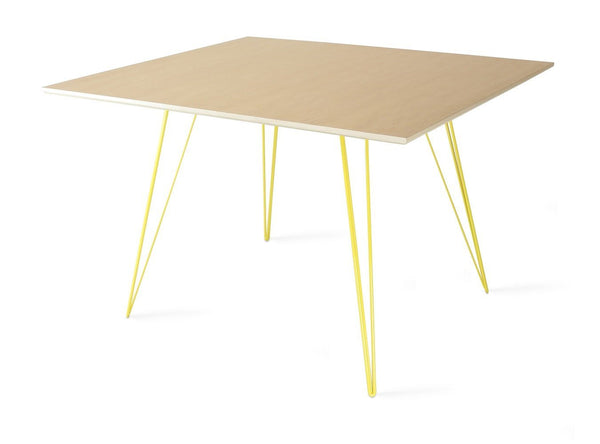 Tronk Williams Dining Table - Rectangular Small Maple Blood Red