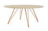 Tronk Williams Coffee Table - Circular Small Maple Orange