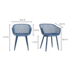 Moe's Piazza Outdoor Chair - Set of 2