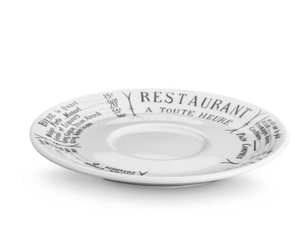Pillivuyt Brasserie Breakfast Cup & Saucer - Set of 4