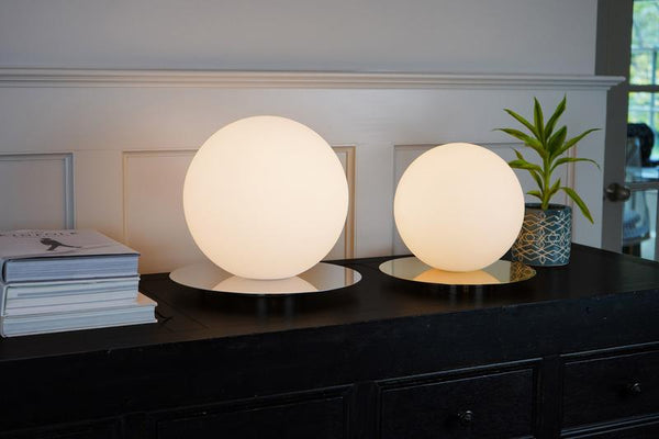 Pablo Bola Sphere Table Lamp Brass Medium 