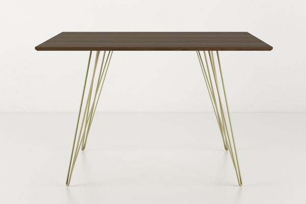 Tronk Williams Dining Table - Rectangular Small Maple Blood Red