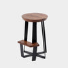 Artless ARS Counter Stool - Wood Walnut Matte Black 