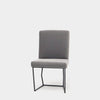 Artless C2 Dining Chair Slate Velvet Matte Black 