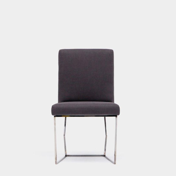 Artless C2 Dining Chair Hopsack Linen Matte Black 