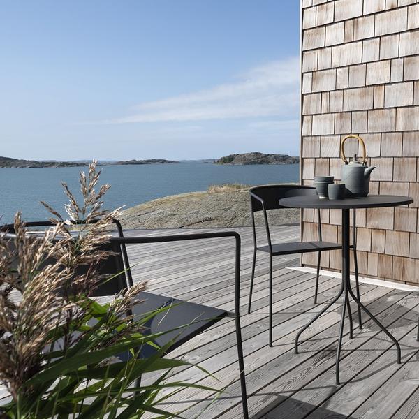 Skargaarden Arholma Chair Dark Grey Without Cushion 