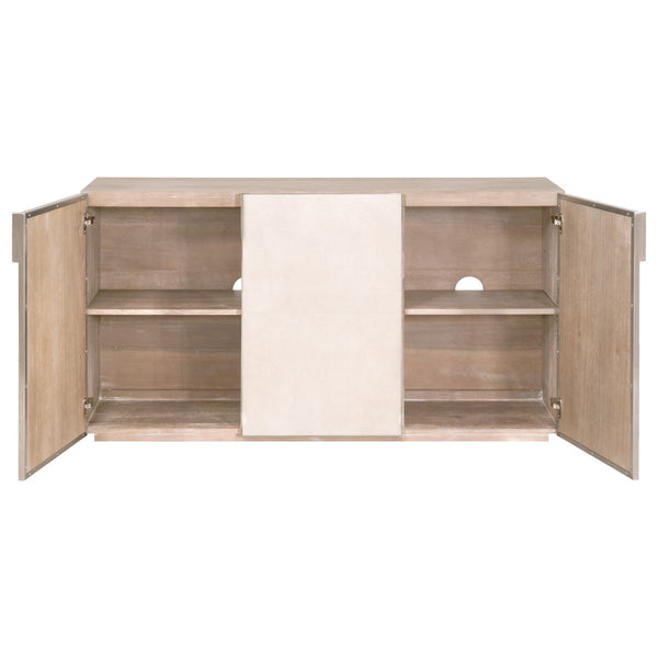 Essentials For Living Alina Shagreen Media Sideboard