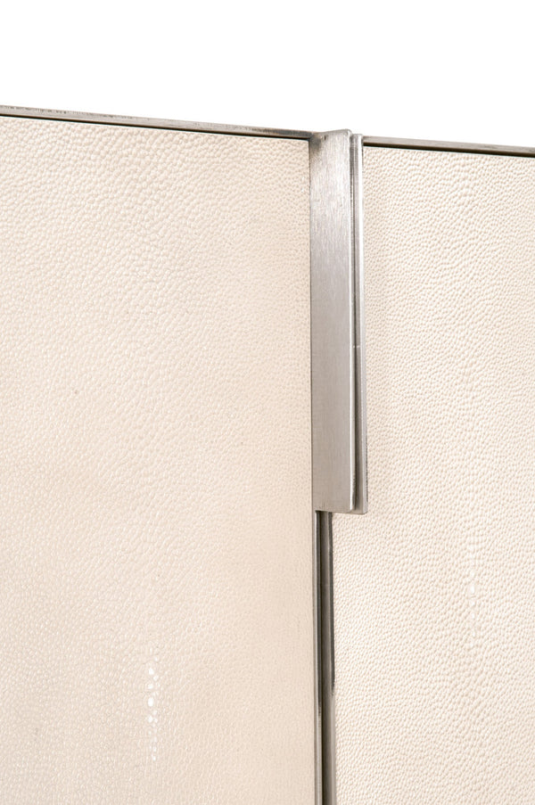Essentials For Living Alina Shagreen Media Sideboard