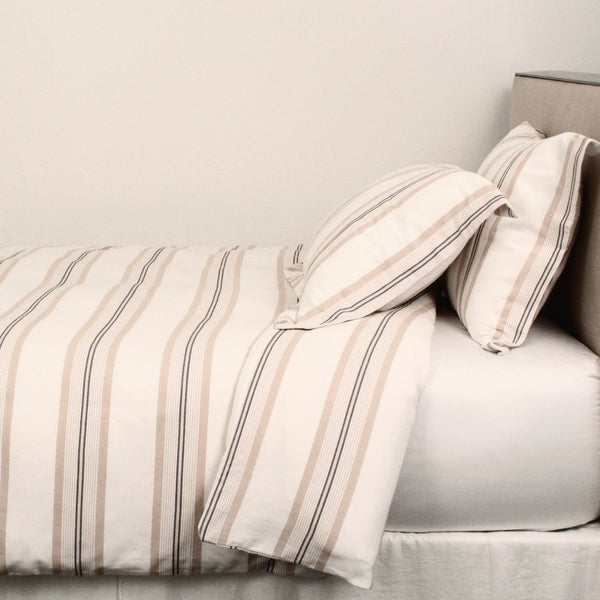 Ann Gish Beach Stripe Duvet Set