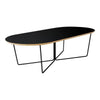 GUS Array Oval Coffee Table Black 