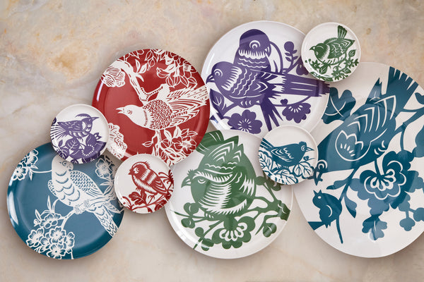 Thomas Paul Aviary Dinner Plate - Set of 4
