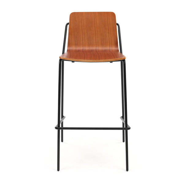 M.A.D. Sling Bar Stool Walnut / Black 