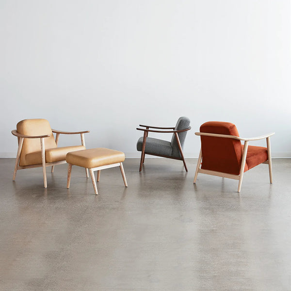 GUS Modern Baltic Chair & Ottoman