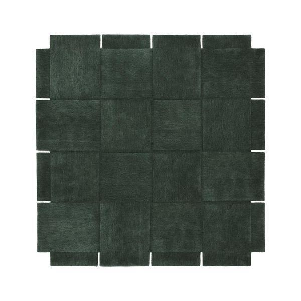 DESIGN HOUSE STOCKHOLM Basket Rug Small Dark Gray 