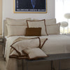 Ann Gish Basketweave Sham w/ French Knots