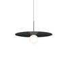 Pablo Bola Disc Pendant Matte Black Small / 12" 