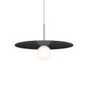Pablo Bola Disc Pendant Matte Black Medium / 18" 