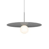 Pablo Bola Disc Pendant Gunmetal Medium / 18" 