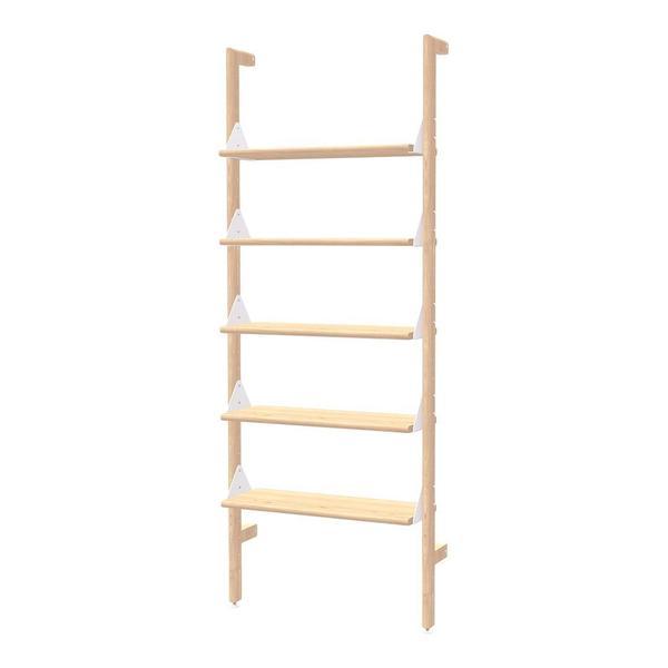 GUS Branch-1 Shelving Unit Upright Ash Black/Brackets Black/Self Ash Blonde 