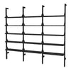 GUS Branch-3 Shelving Unit Upright Ash Black/Brackets Black/Self Ash Black 