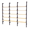 GUS Branch-3 Shelving Unit Upright Ash Black/Brackets Black/Self Ash Blonde 