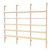 GUS Branch-3 Shelving Unit Upright Ash Blonde/Brackets White/Self Ash Blonde 
