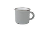 Canvas Home Tinware Espresso Mug - Set of 4 Light Grey 