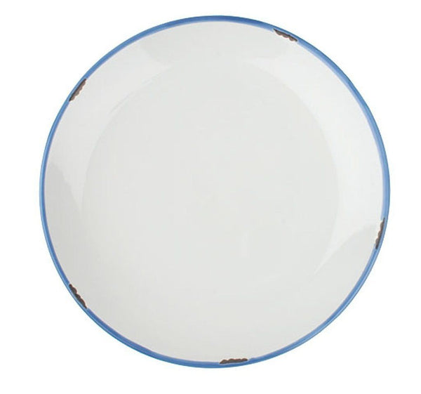 Canvas Home Tinware Salad Plate - Set of 4 White & Blue 