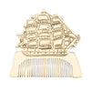 Siren Song Ship Brass Comb 