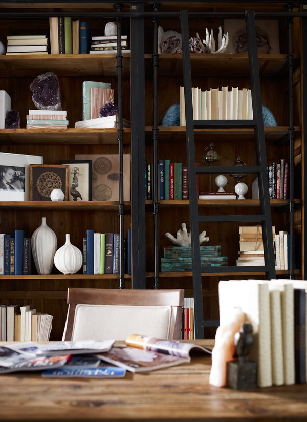 Four Hands Ivy Bookcase & Ladder