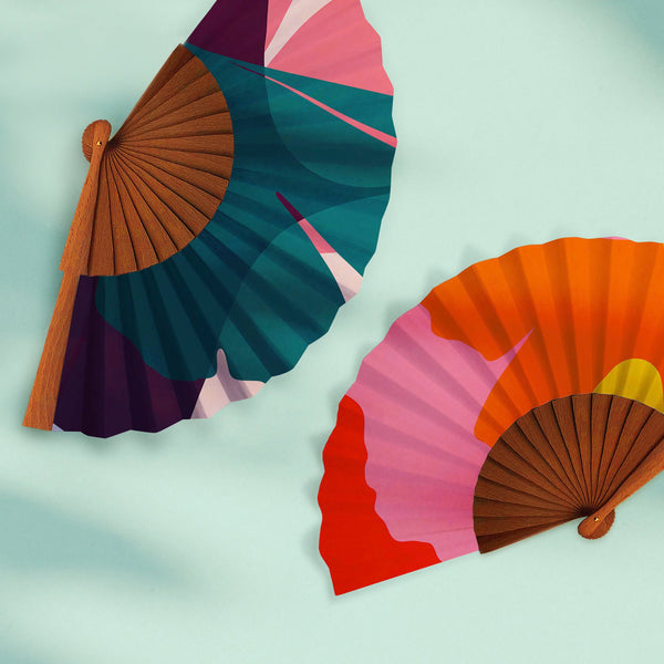 Common Modern Ginko Pop Amalfi Fan