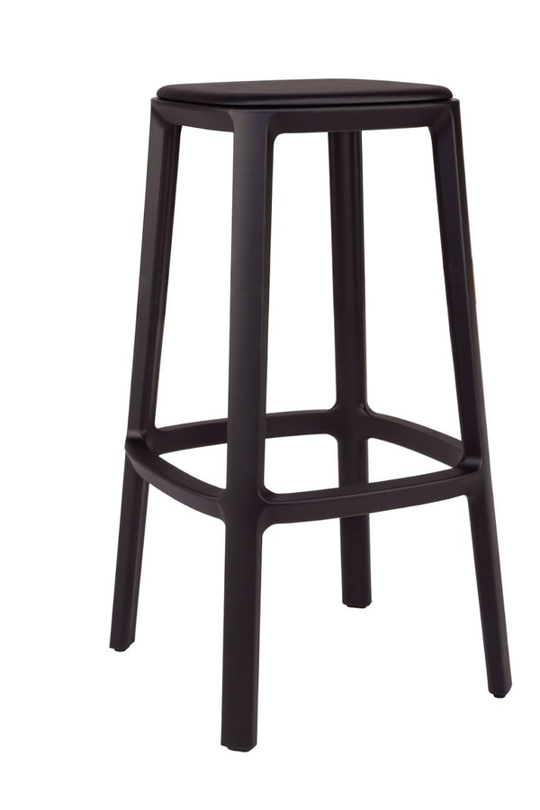 TOOU Cadrea Bar Stool Dark Brown No Seat Pad 