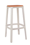 TOOU Cadrea Bar Stool Light Brown Cognac 