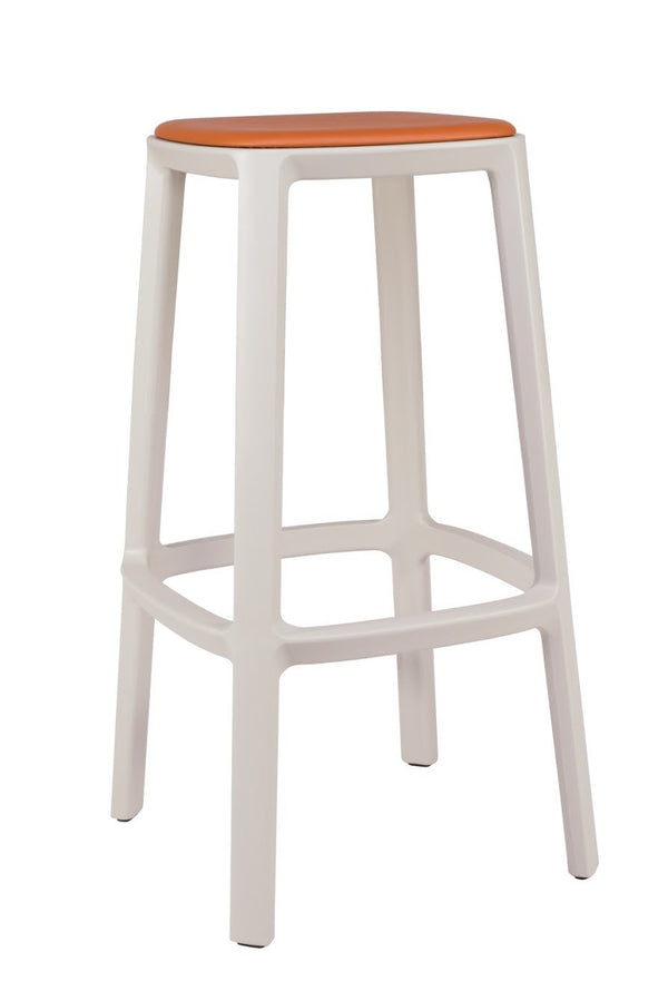 TOOU Cadrea Bar Stool Dark Brown No Seat Pad 
