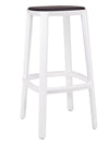 TOOU Cadrea Counter Stool White Black 