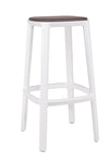 TOOU Cadrea Bar Stool White Coffee 